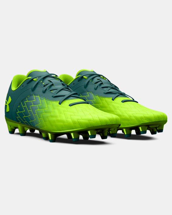 Unisex UA Magnetico Select 2.0 FG Soccer Cleats, Green, pdpMainDesktop image number 3
